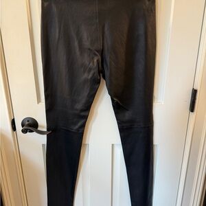 Robert Graham Charcoal  Leather Pants